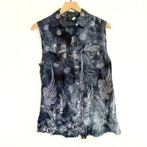 NWOT How Cute Under the Sea Tie Dye Sleeveless shirt